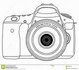 Outline Camera Drawing Simple Bing sketch template