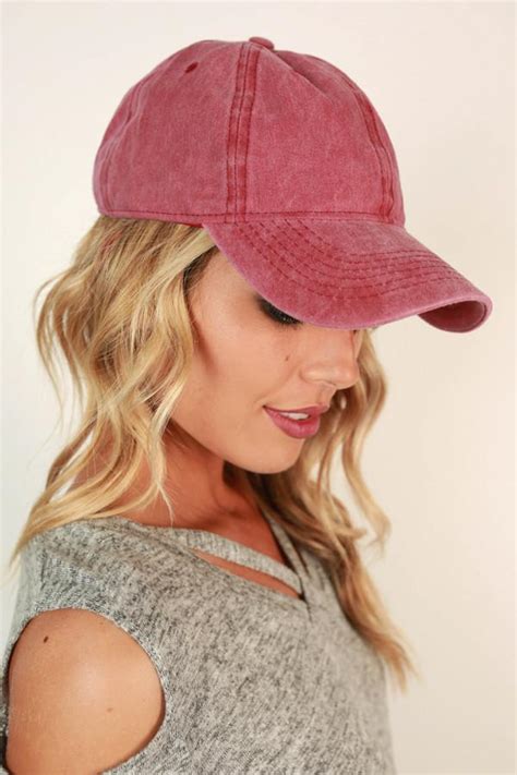 Faded Favorite Hat In Sangria • Impressions Online Boutique
