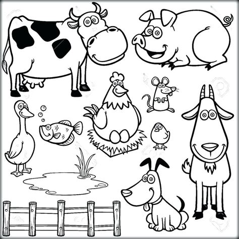 preschool farm animal coloring pages  getcoloringscom