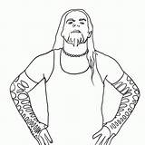 Coloring Wwe Hardy Jeff Pages Raw sketch template