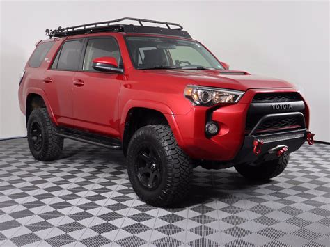 certified pre owned  toyota runner trd  road wd sport utility