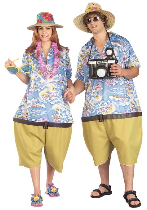 Adult Tropical Tourist Costume Funny Costumes Couples