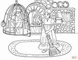 Coloring Hansel Gretel Pages Cell Work While Drawing Dot sketch template