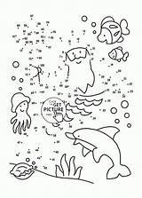 Undersea Wuppsy Colouring Counting Graders Az sketch template