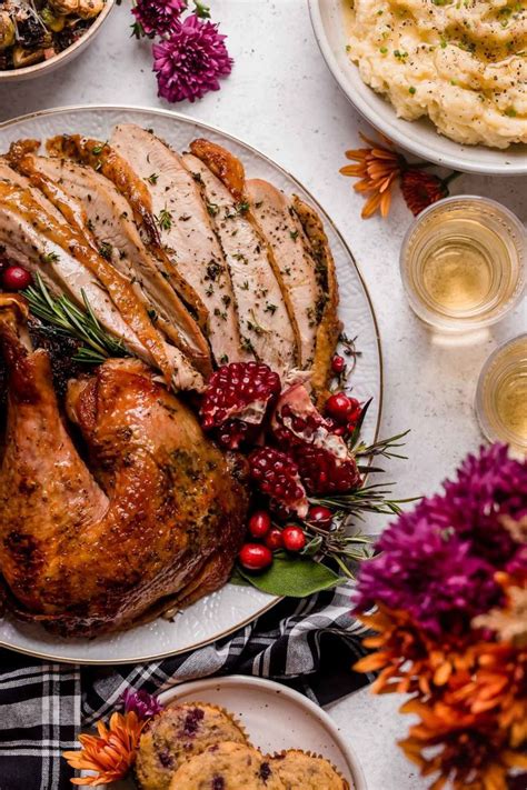 maple glazed spatchcock turkey with maple herb butter