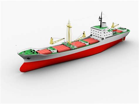 modern cargo ship  model ds max files   cadnav