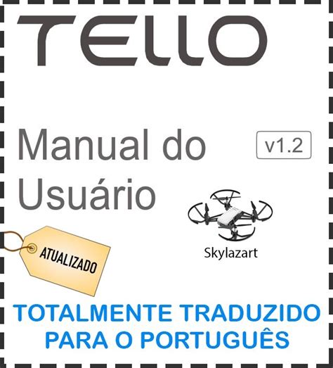 manual  usuario dji ryze tello em portugues versao nova   em mercado livre