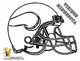 Coloring Football Nfl Pages Vikings Helmet Printable Minnesota Logo Kids Helmets Mn Color Pro Team Teams 49ers Boys Print Yescoloring sketch template