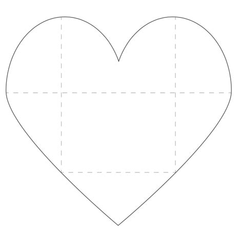 heart template printables  heart stencils  patterns