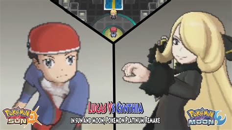 pokemon platinum remake parody trainer lucas vs cynthia vs champion