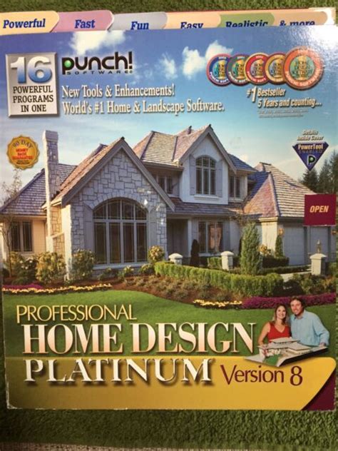 punch professional home design platinum version    sealed ebay