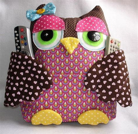 fabric owl pillow   pattern owl fabric sewing crafts sewing
