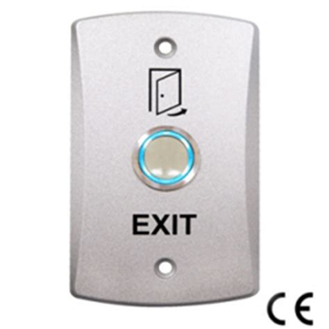 exit push button  led pongee industries   bbmanufacturescom manufacturers