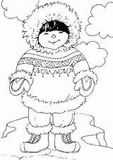 Eskimo Pages Coloring Kids Book Inuit Winter Colouring Imagen Stock Illustrations Choose Board Polo Norte Es Google Template sketch template