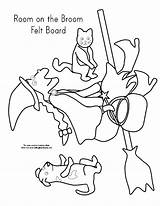 Broom Room Coloring Pages Template Activities Halloween Templates sketch template