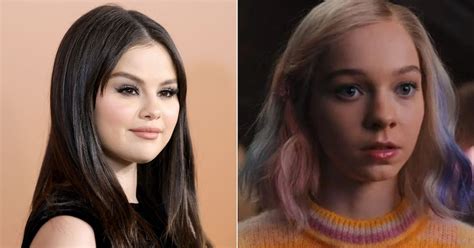 selena gomez s rainbow hair is giving enid from wednesday