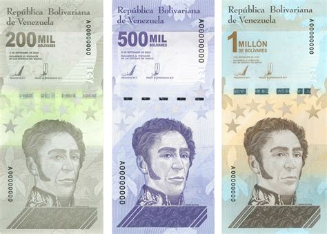 venezuela presenta tres nuevos billetes de     millon de bolivares cronica