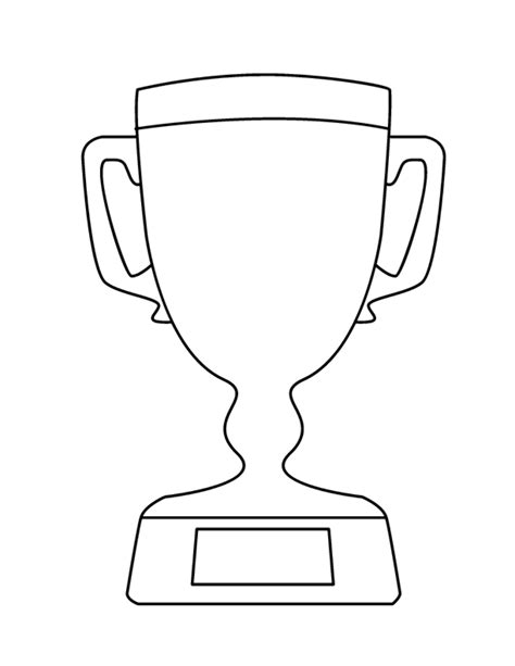 high quality trophy clipart outline transparent png images