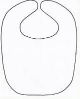 Baby Outline Bib Clipart Library Template sketch template