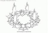Wreath Advent Coloring Timeless Miracle Pages sketch template