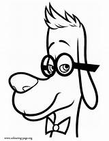 Peabody Mr Sherman Coloring Pages Colouring Printable Draw Character Step Talking Dog Dragoart Color sketch template