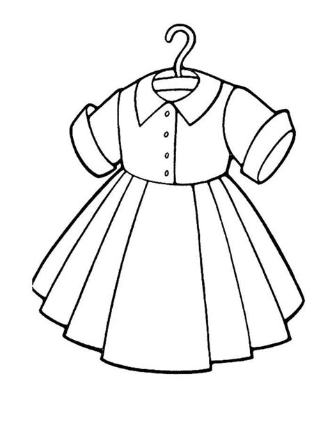 dresses coloring pages  print  color