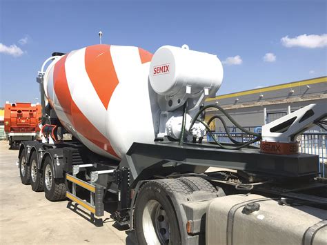 concrete mixer truck trm semix concrete batching plants diesel lightweight