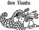 Coloring Thanksgiving Kids Printables sketch template