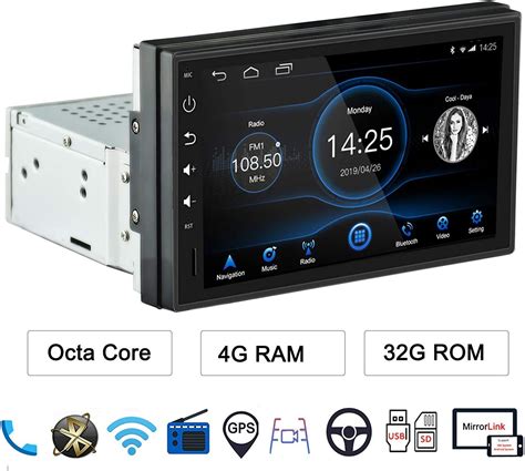 lexxson  din android car stereo android  octa core amazoncouk electronics