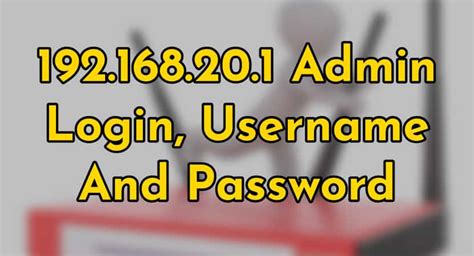 admin login username  password router login