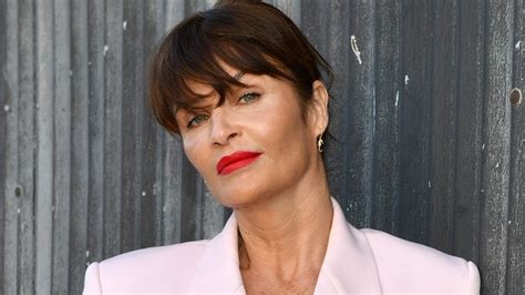 Helena Christensen 53 Looks Sublime In Slinky Cut Out Bodycon Dress