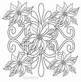 Coloring Poinsettia Pages Printable Christmas Cool2bkids Kids Color Getcolorings sketch template