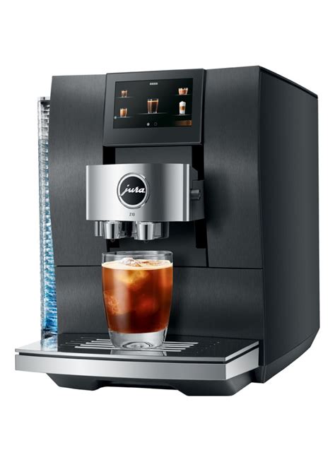 jura  aluminium dark inox ea koffiemachine zwart de bijenkorf