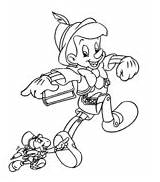 Pinocchio Cricket Coloring Jiminy Pages Da Colorare Printable Supercoloring Gif Popular Color sketch template