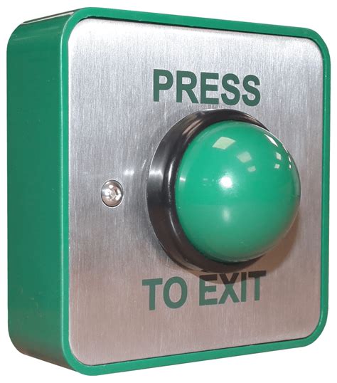 standard stainless steel push  exit button ebgbwcpte