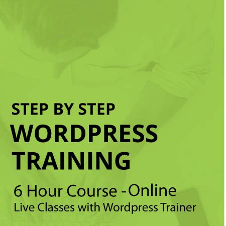 wordpress training step  step  wordpress