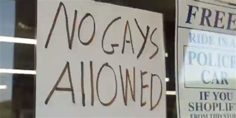 people are sharing this shop s no gays allowed sign after the gay cake ruling indy100