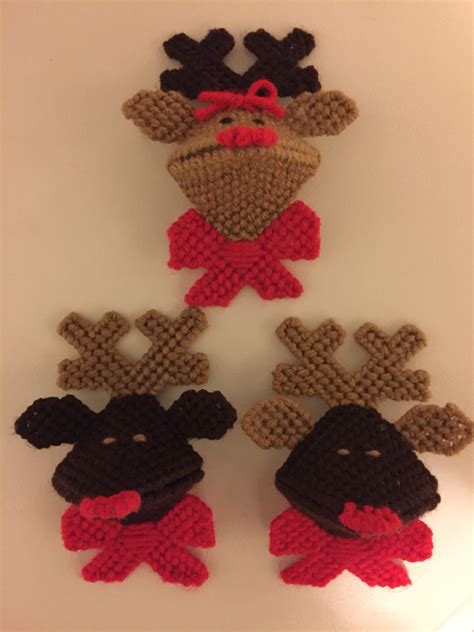 rain deers ornaments crafts crochet necklace crochet