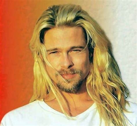 epitome  brad pitts long hairstyles  copy  cool mens hair