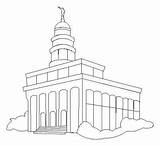 Temple Nauvoo Lds Drawing Illinois Salt Lake City Temples Getdrawings sketch template