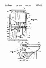 Patents Toilet Drawing sketch template