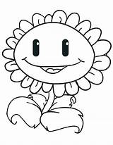 Zombies Vs Plants Coloring Zombie Sunflower Plant Pages Smile Drawing Peashooter Printable Sweet Color Zombi Getcolorings Fabulous Kids Print Raskrasil sketch template