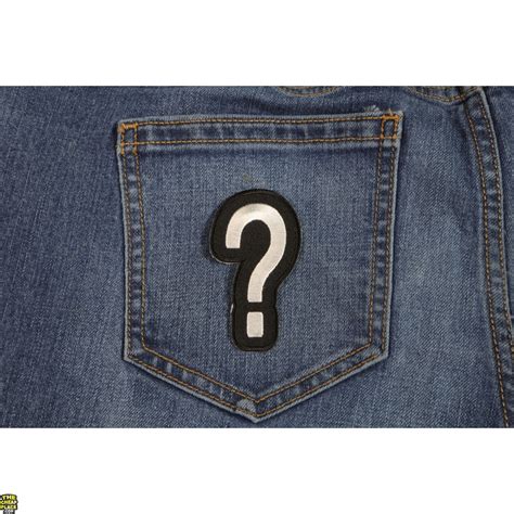 question mark patch