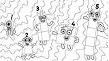 Numberblocks Coloring Coloringonly sketch template