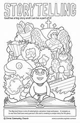 Coloring Pages Kids Story Storytelling Warnings Sirens sketch template