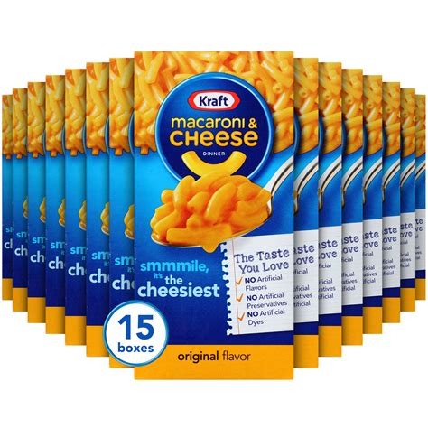 kraft original macaroni cheese dinner  ct pack  oz boxes walmartcom walmartcom