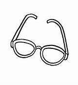 Eyeglasses Eyewear sketch template