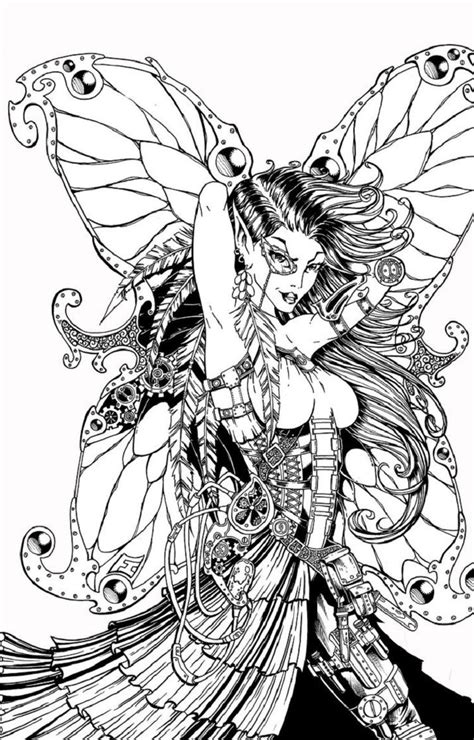 gothic fairy coloring pages   gambrco