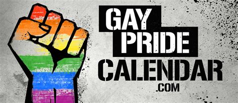 gay pride calendar 2023
