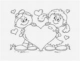 Namorados Imagens Cuori Romanticas Fevereiro sketch template